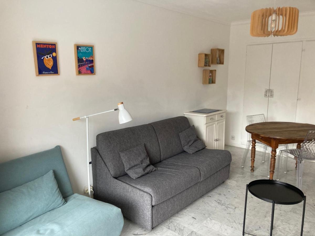 Studio Climatise Et Piscine En Bord De Mer Roquebrune-Cap-Martin Ngoại thất bức ảnh